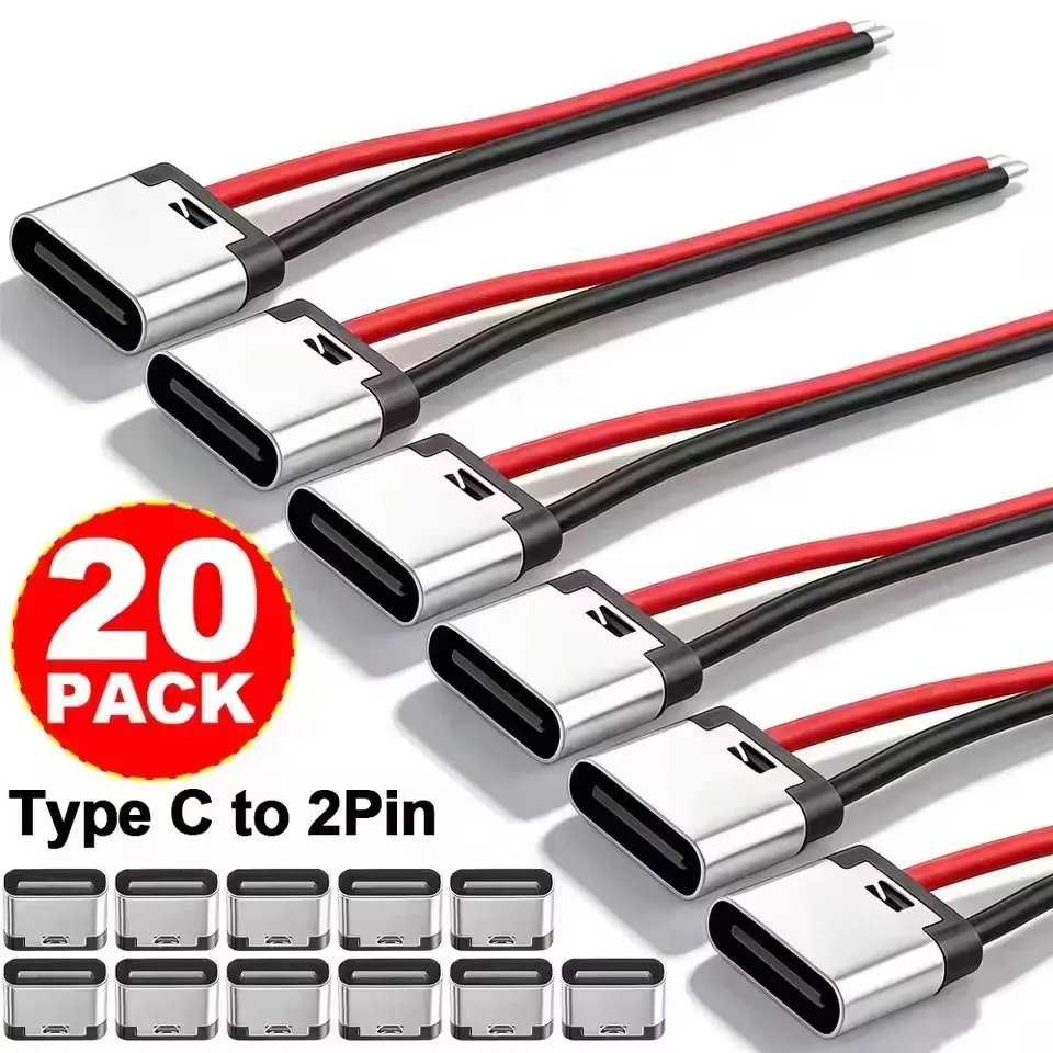 Usb Hub - 5-20 adet, Tip-C, 2 pinli, lehimlenebilir,