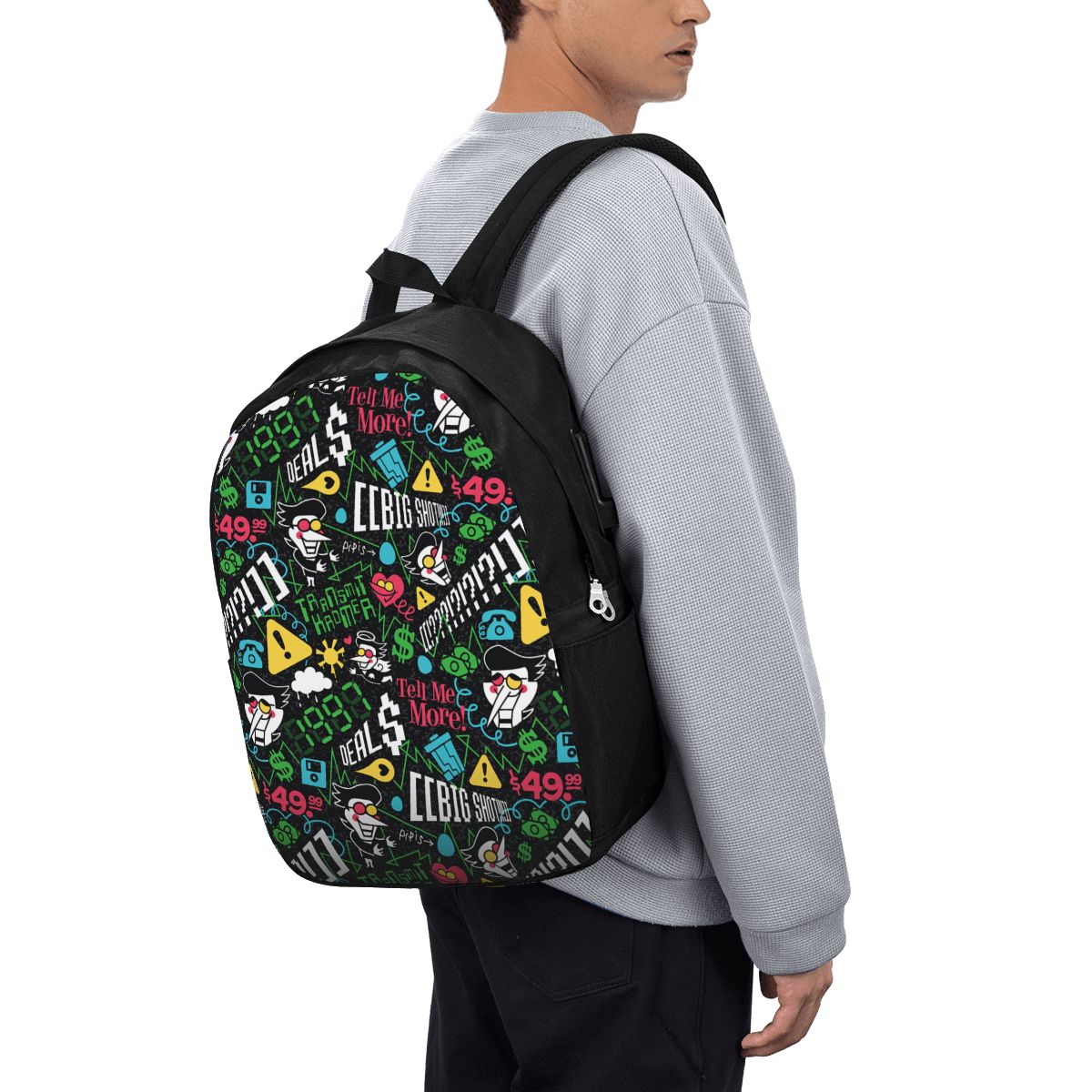 Laptop Bag - Deltarune SPAMTON G Sırt Çantası Seyahat