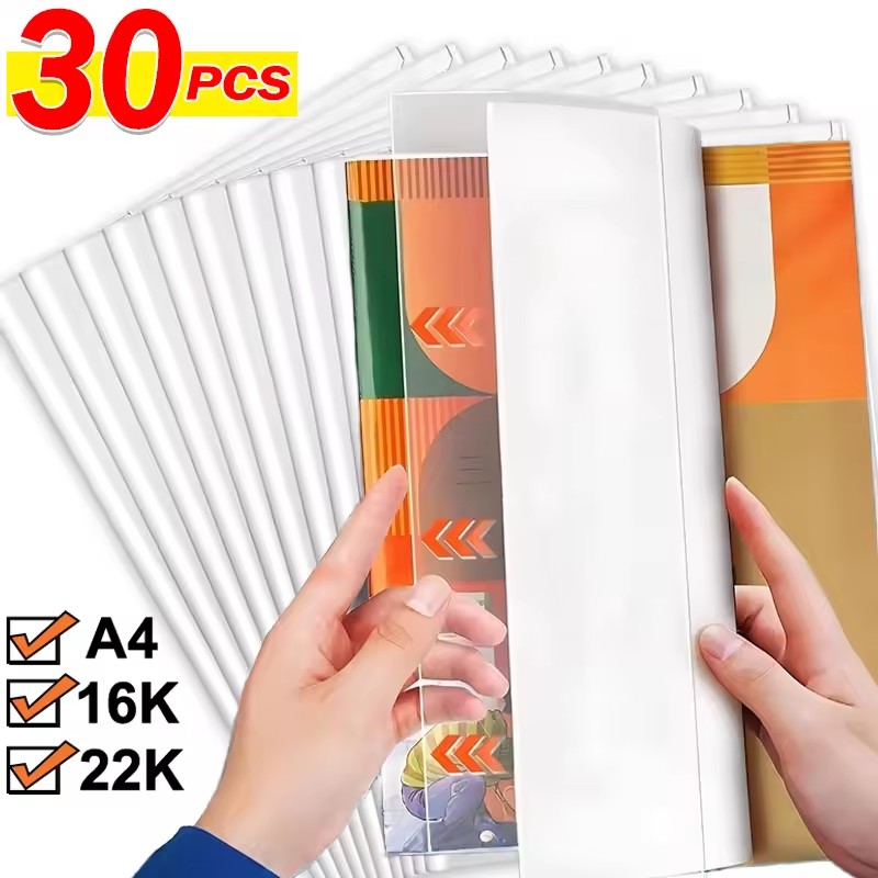 Laptop Sleeve - 10/30 adet A4/16K/22K şeffaf kitap kapağı