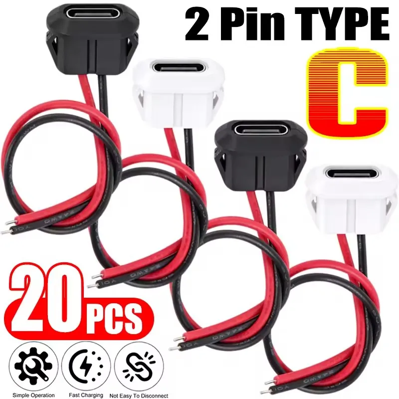 Usb Hub - 2P Tip-C Dişi 2 Pinli USB