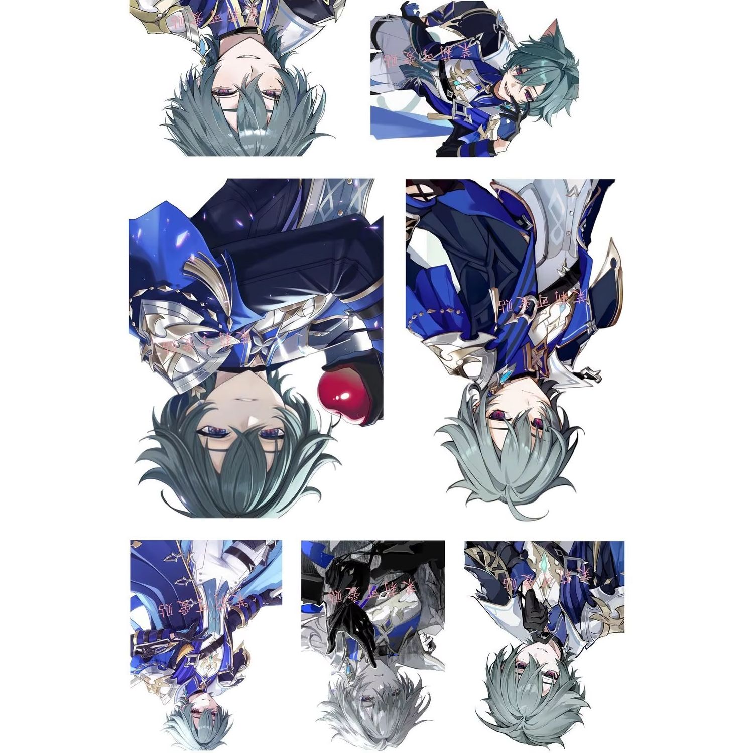 Laptop Original Accessories - 7 adetlik set halinde Anime Genshin