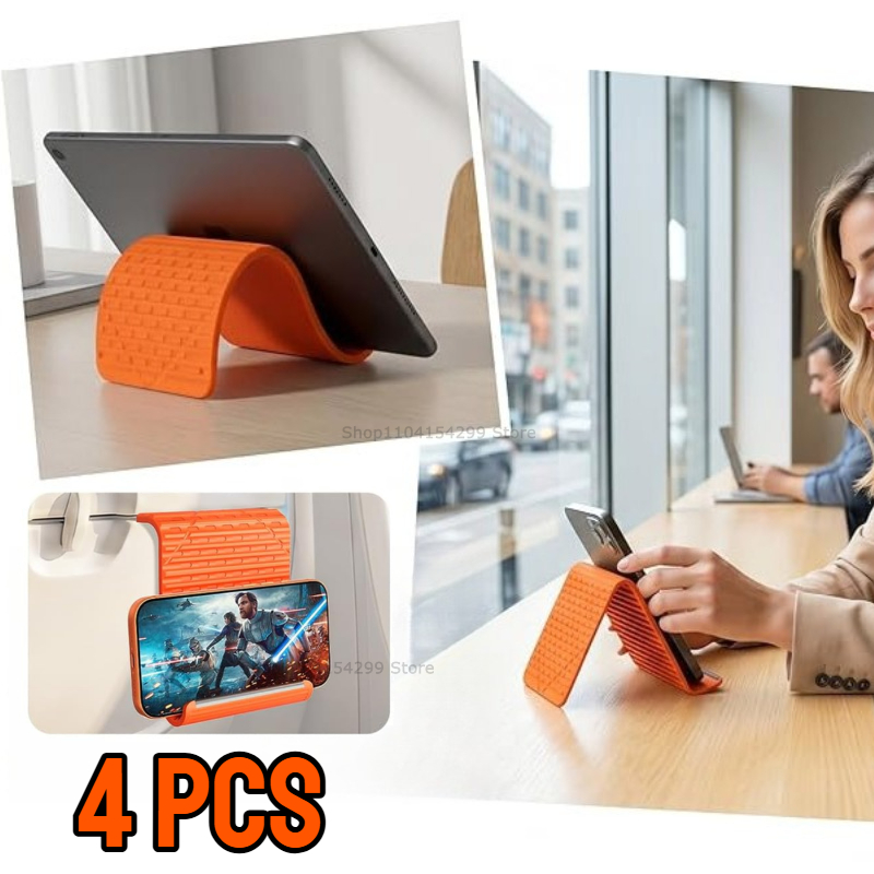 Laptop Stand - Esnek Katlanabilir Silikon Telefon Tutucu Taşınabilir