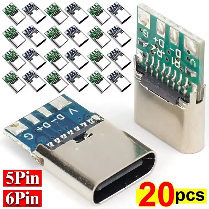 Usb C Hub - USB Tip C Konnektörleri 5 Pin/6